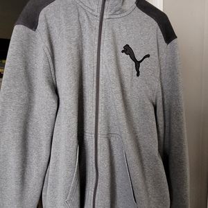 Puma zip up sweatshirt men's